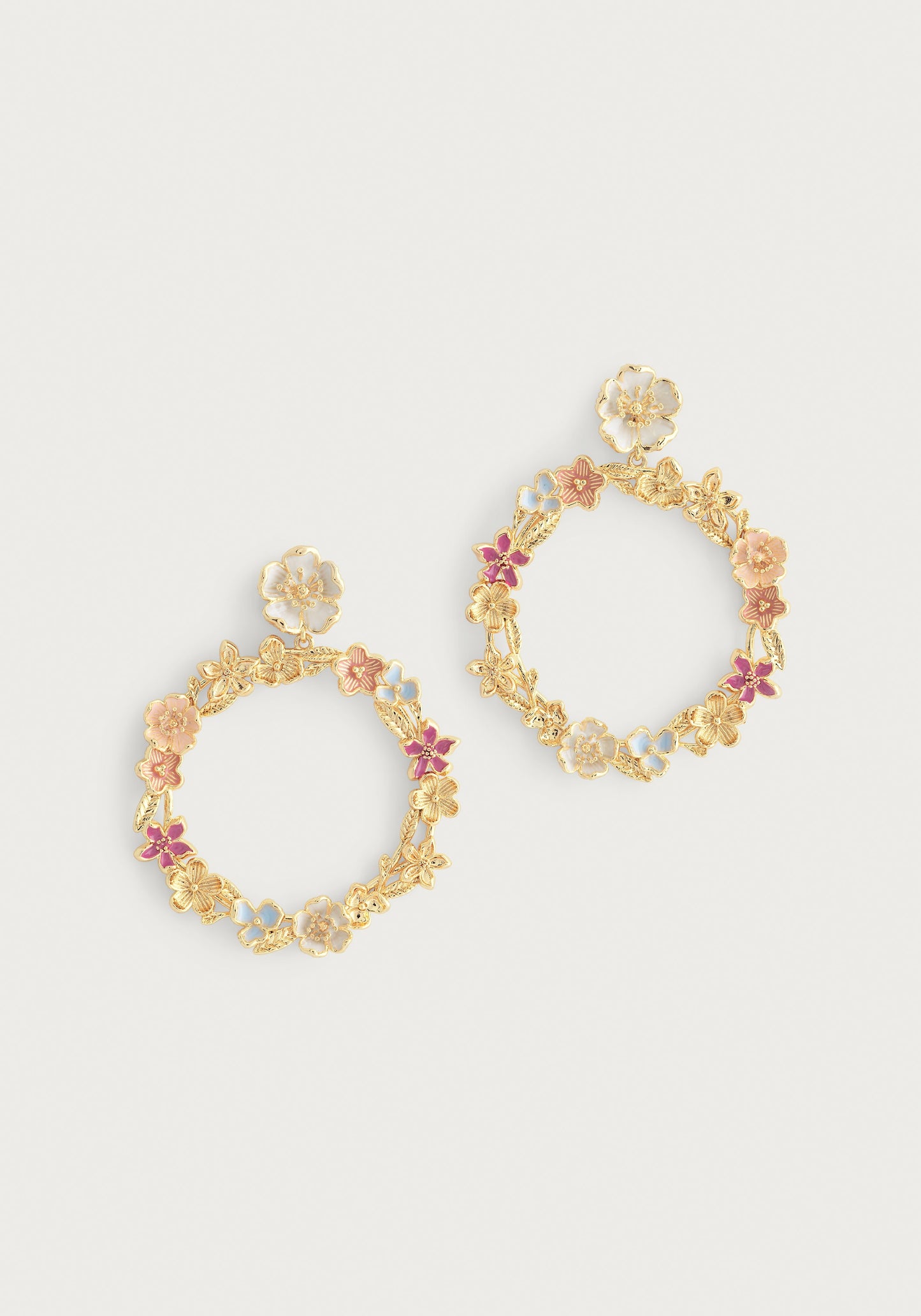 Wildflowers Gathered Hoop Earrings