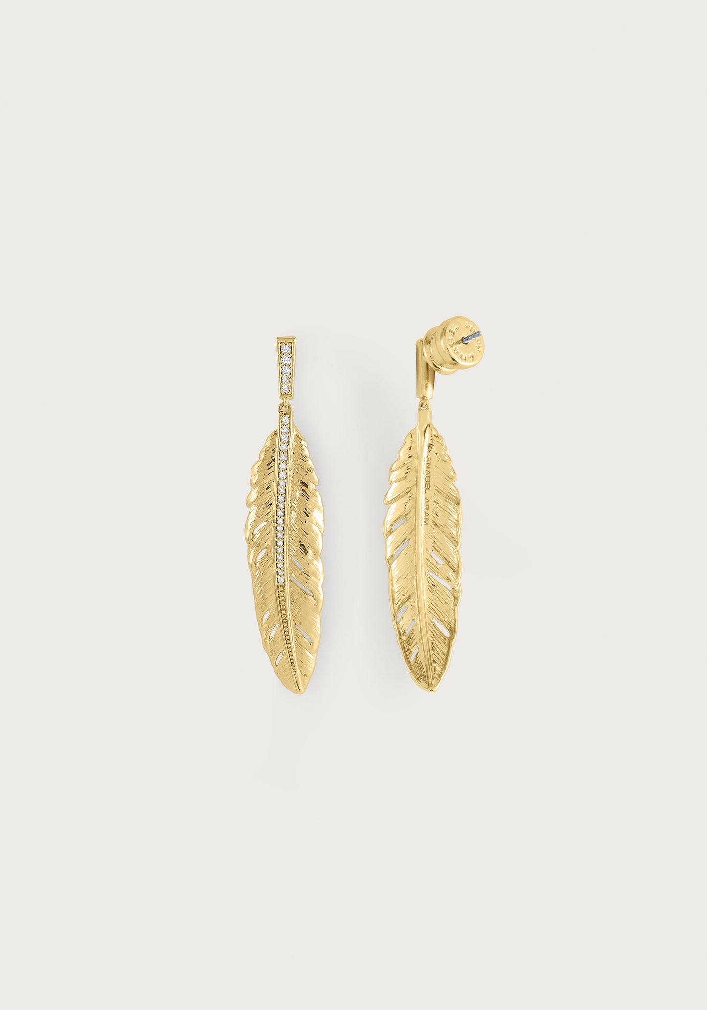 Feather Drop Earrings