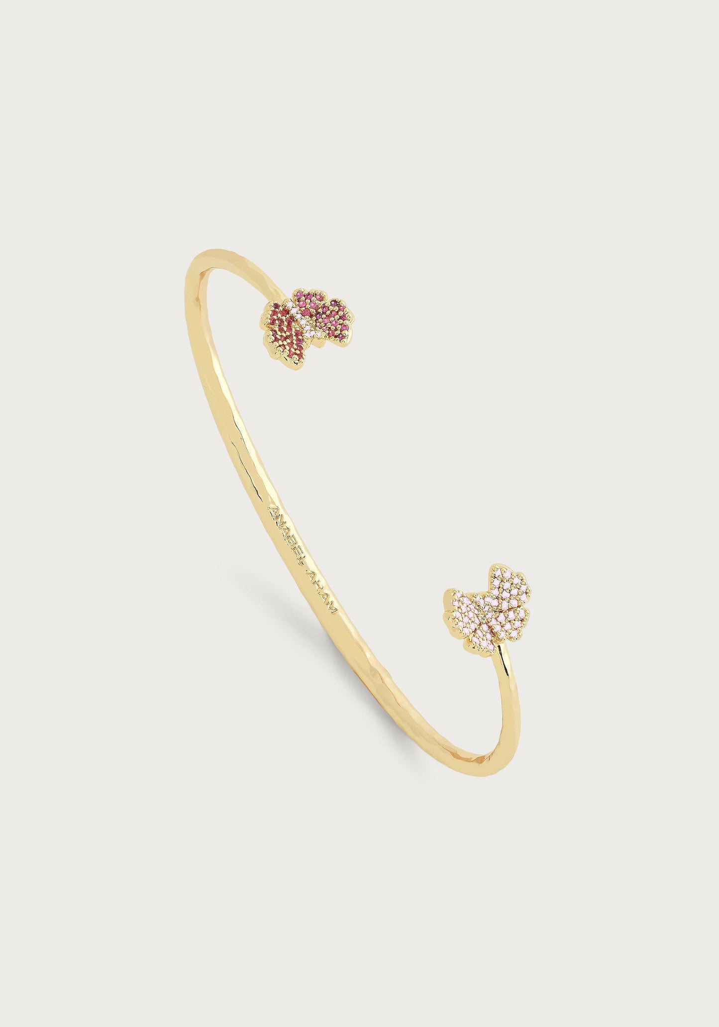 Butterfly Pink Pavé Bangle
