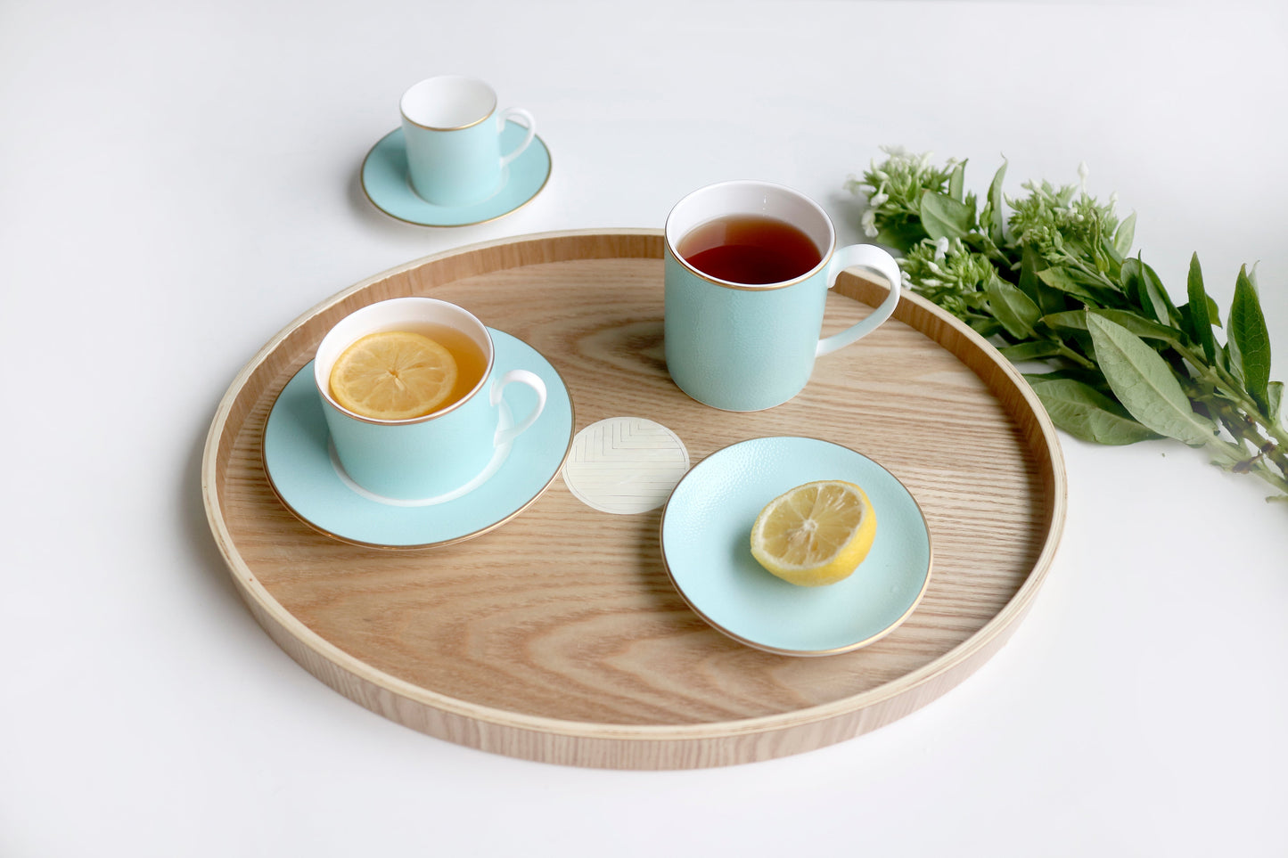 Charlotte - Set of 4, Tidbit / Coaster Plates