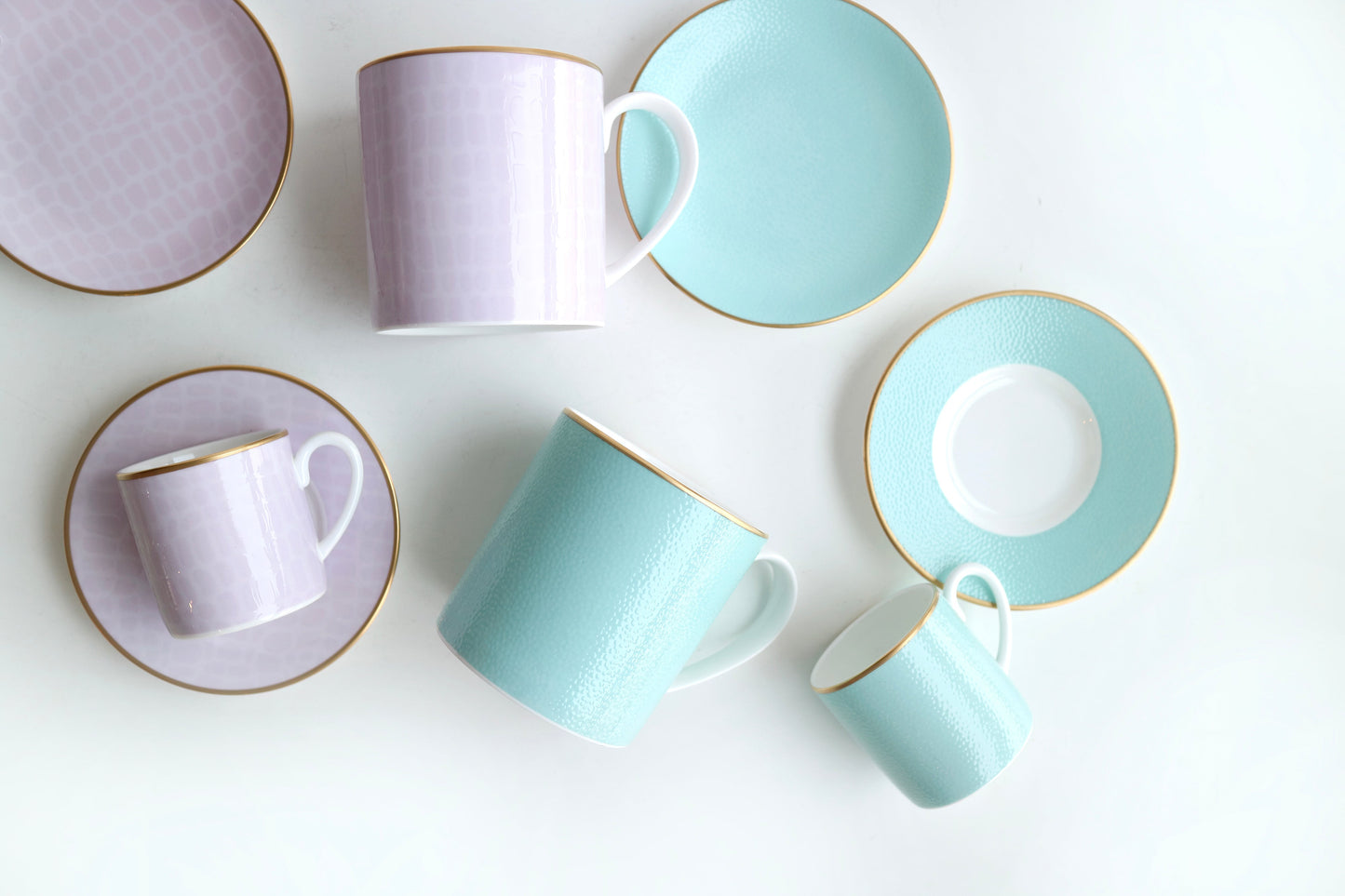 Charlotte - Set of 2, Cups and Saucers