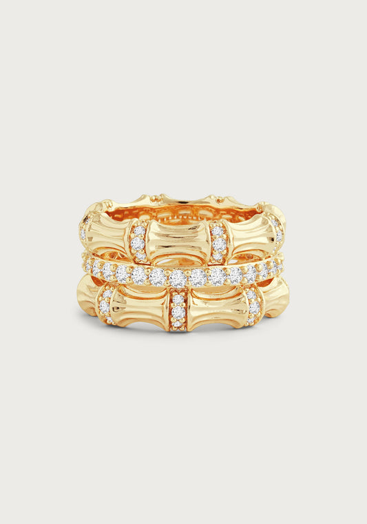 Bamboo Stack Ring