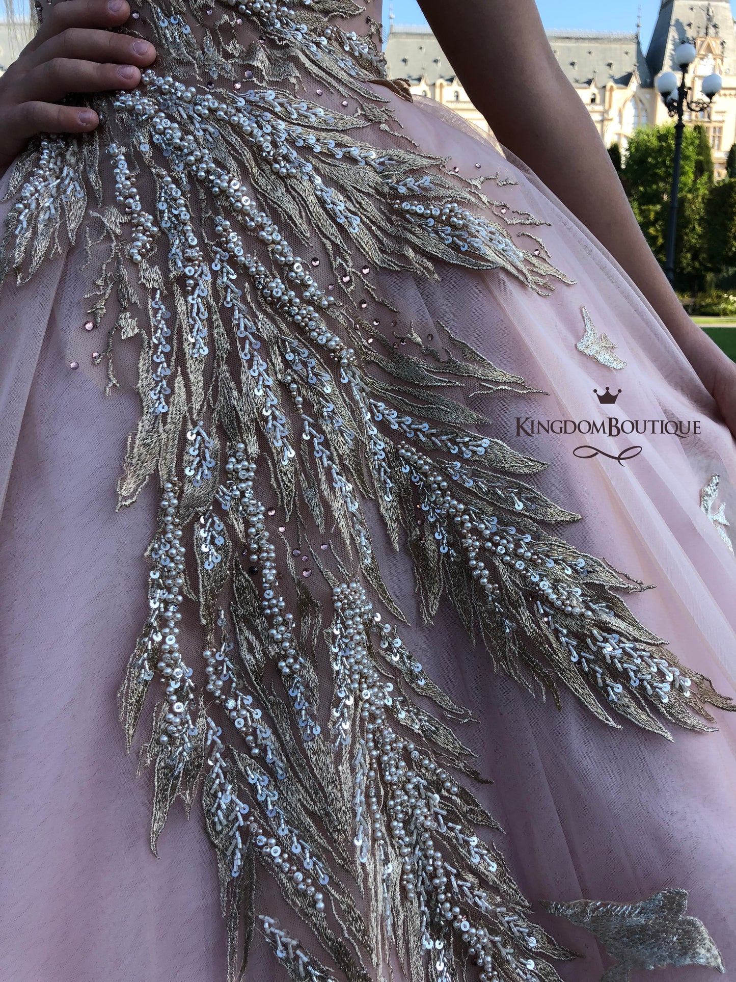 Dress 21-143 Rose Gold