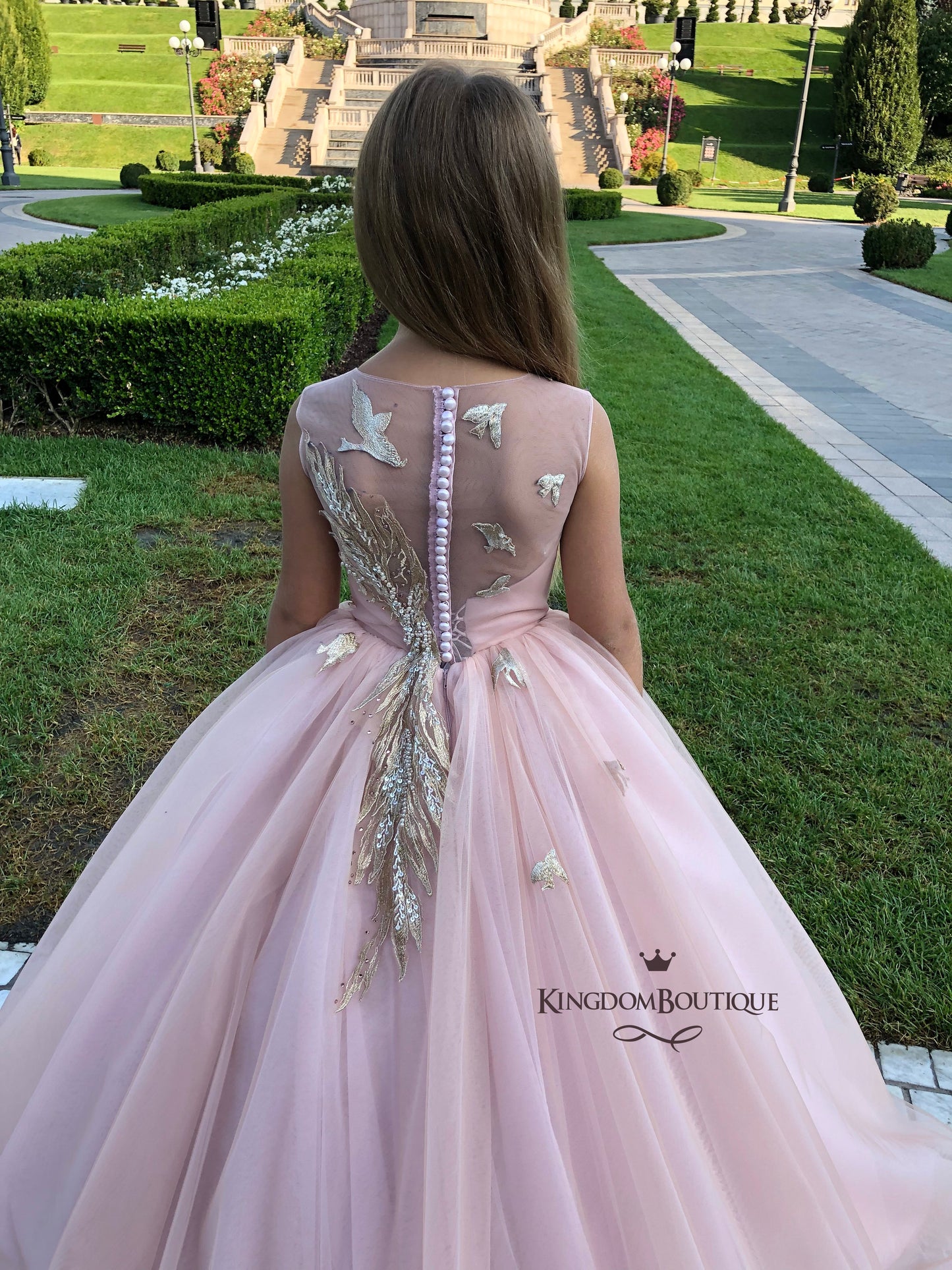 Dress 21-143 Rose Gold