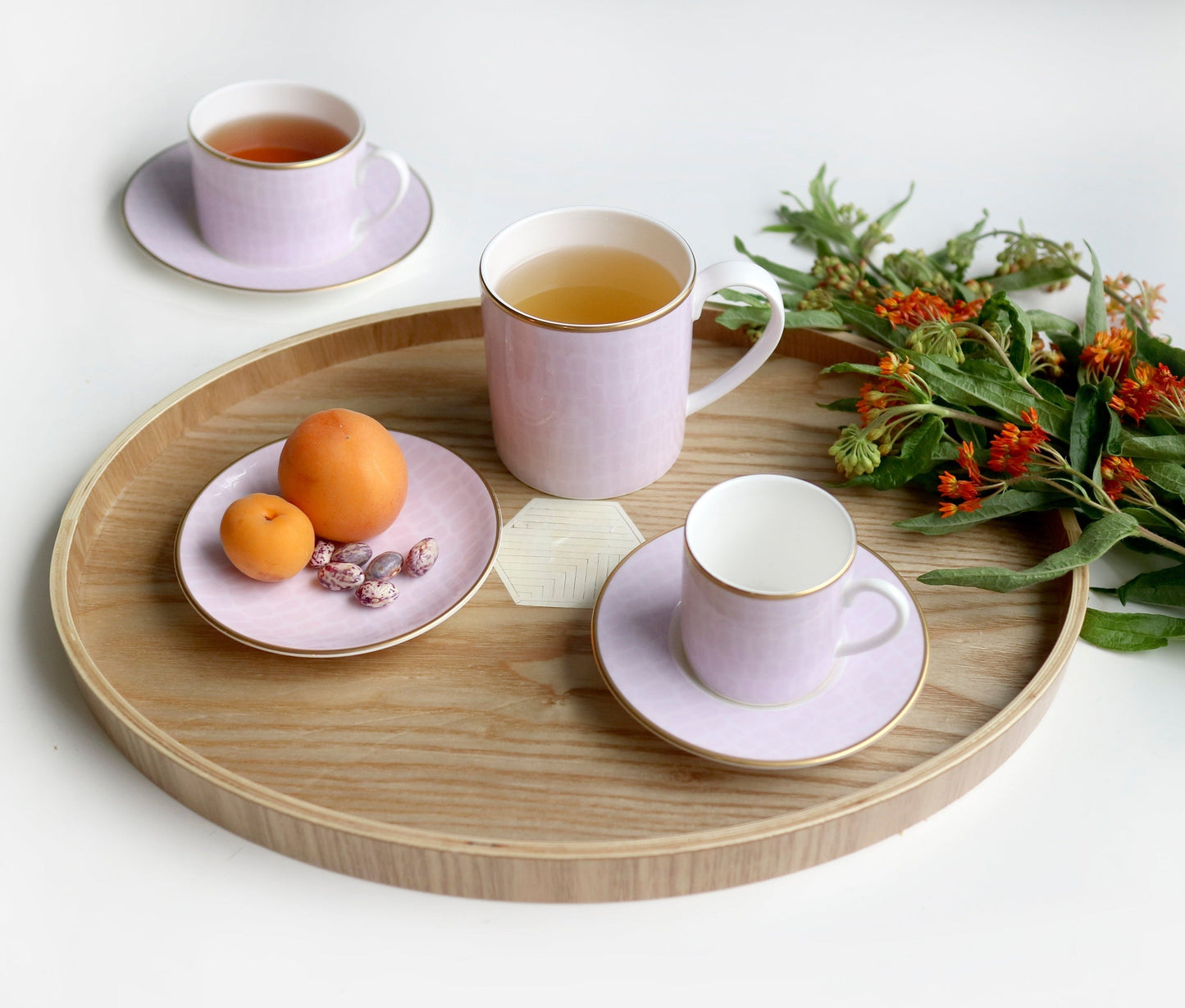 Layla - Set of 4, Tidbit / Coaster Plates