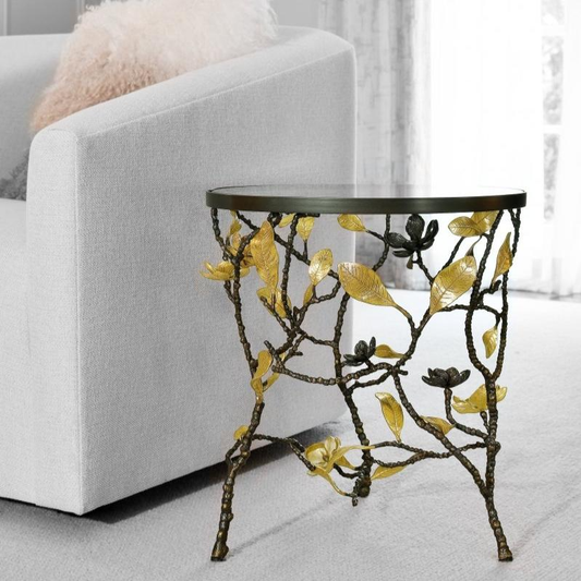 Vintage Bloom Side Table