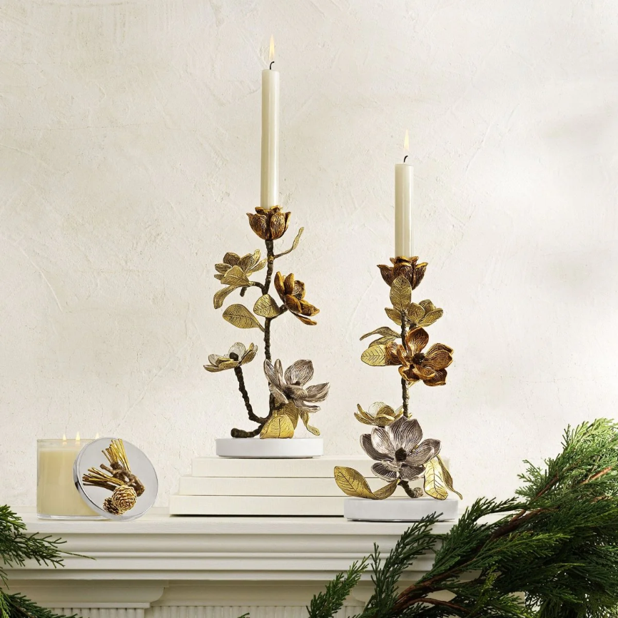 Vintage Bloom Candleholders