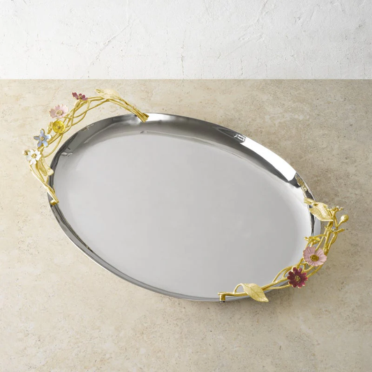 Wildflowers Medium Oval Tray