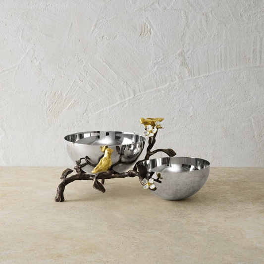 Lovebirds Double Dish