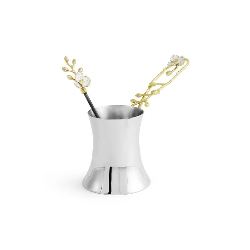 Orchid Coffee Pot with Spoon