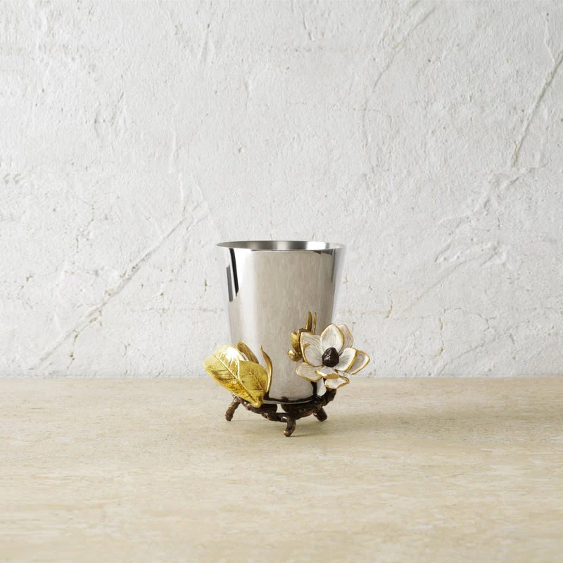 Vintage Bloom Footed Vase