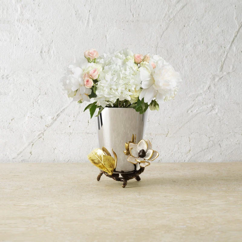 Vintage Bloom Footed Vase