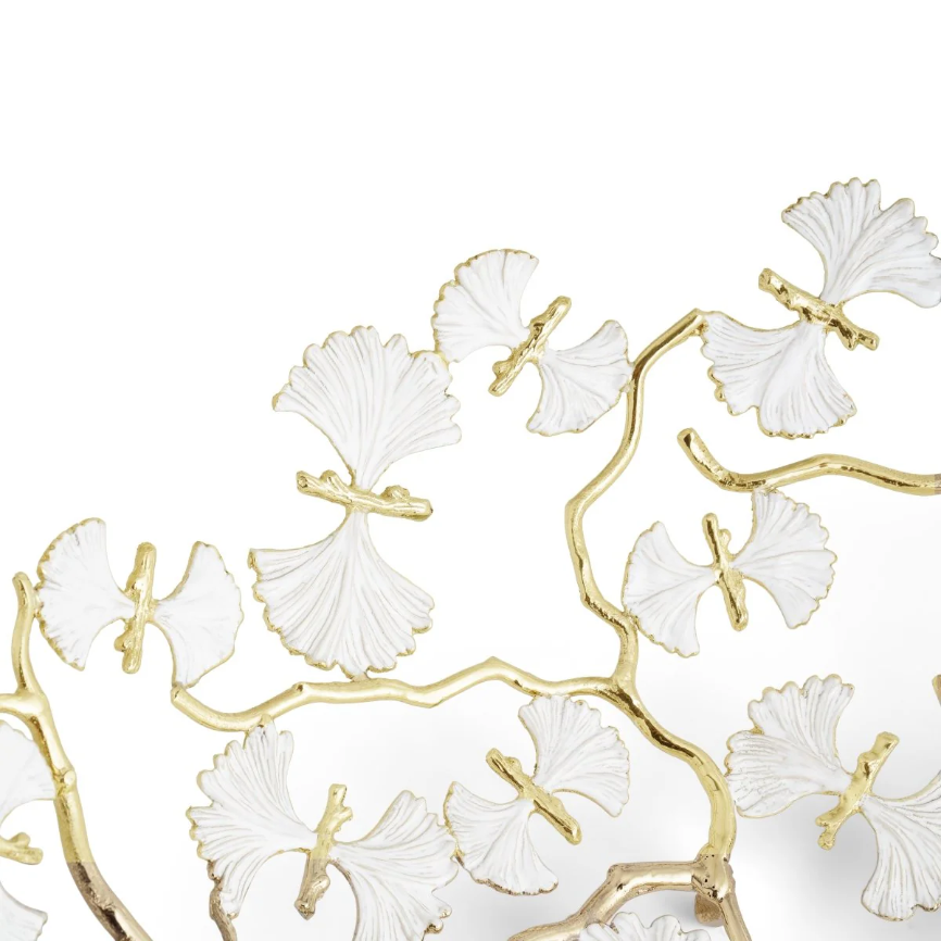 Butterfly Ginkgo Gold Centerpiece Platter