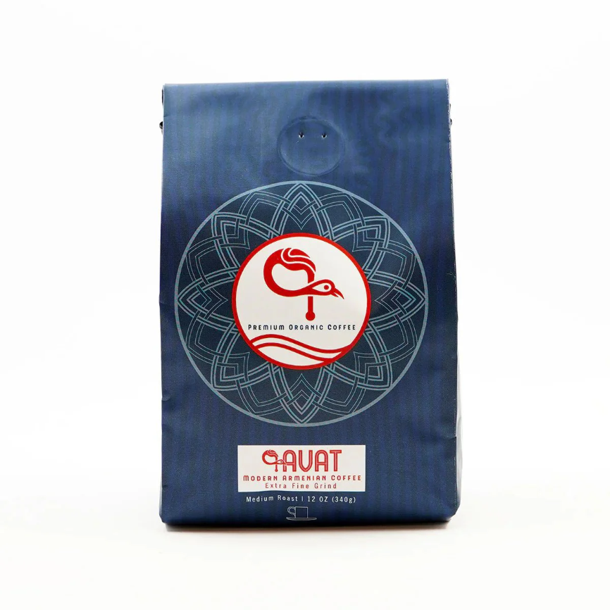 Pomegranate Silver & Gold Coffee Pot x Kavat Coffee Gift Set