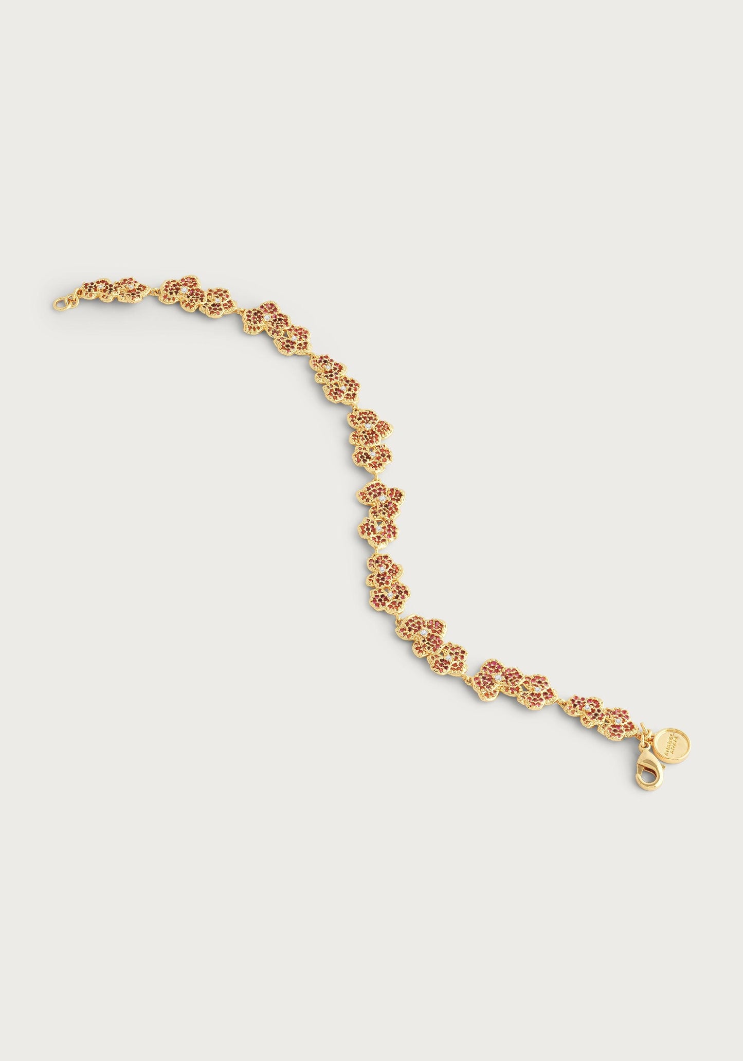 Orchid Pink Pavé Tennis Bracelet