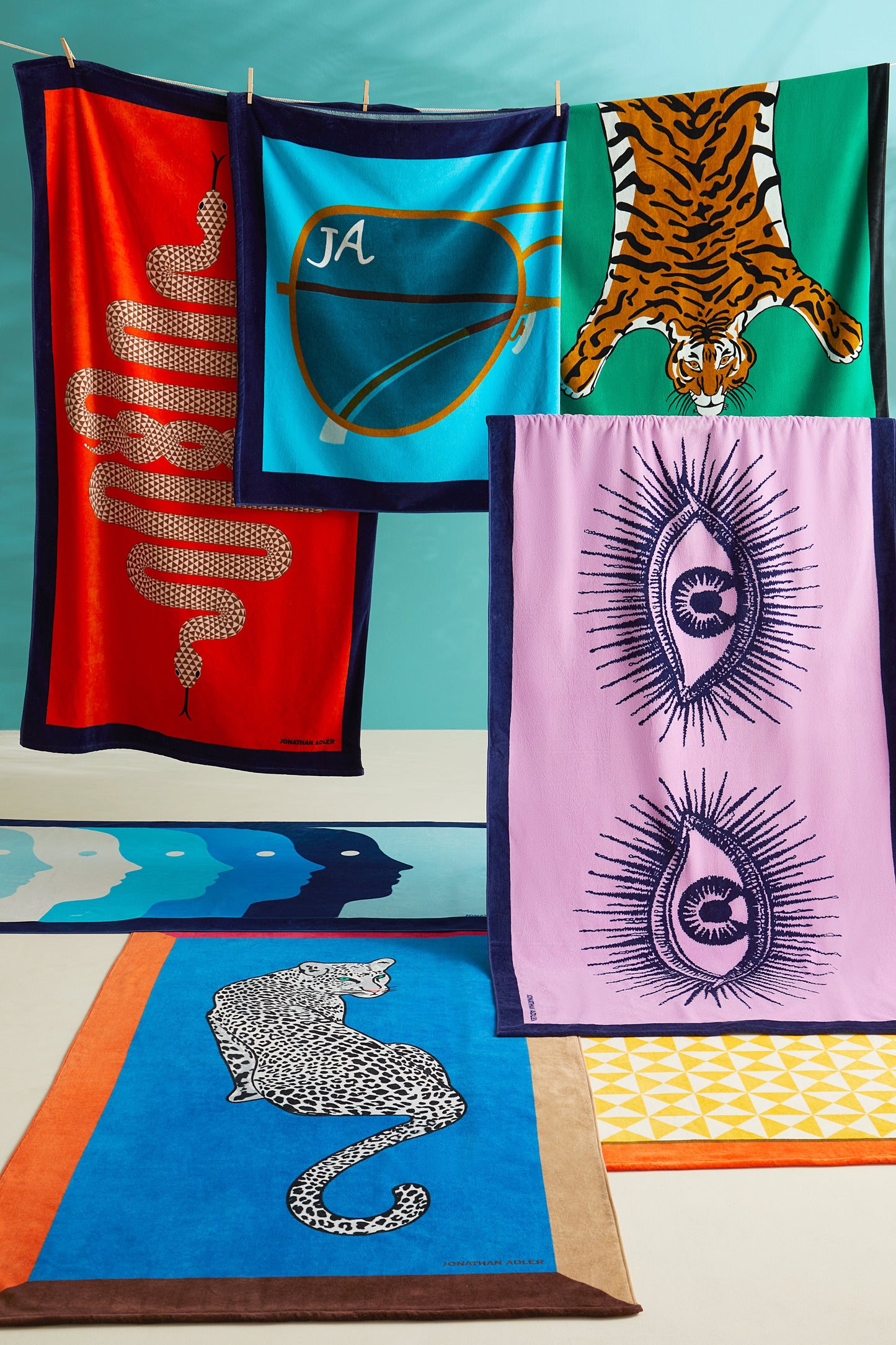 Eyes Beach Towel