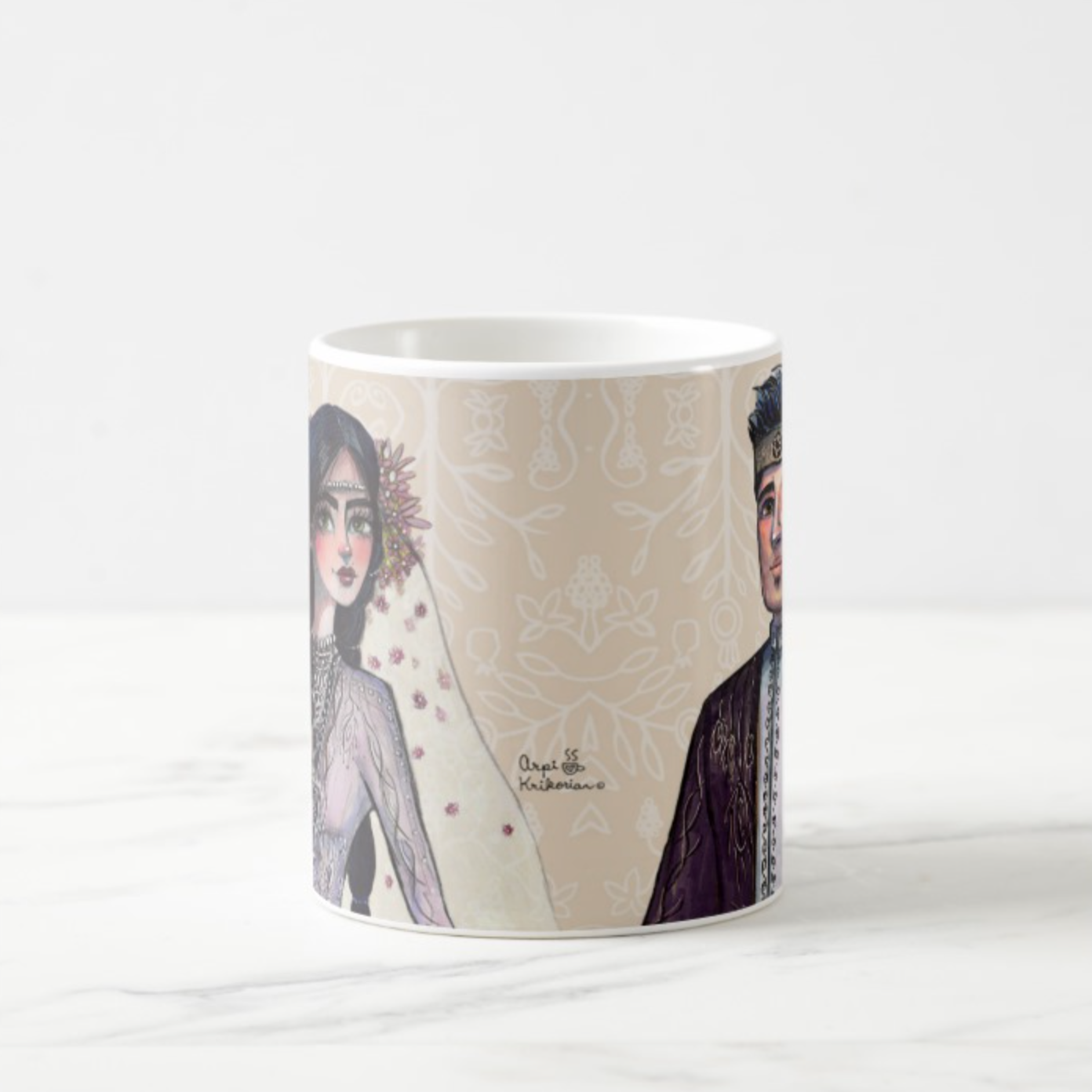 Armen and Anush Cream Mug