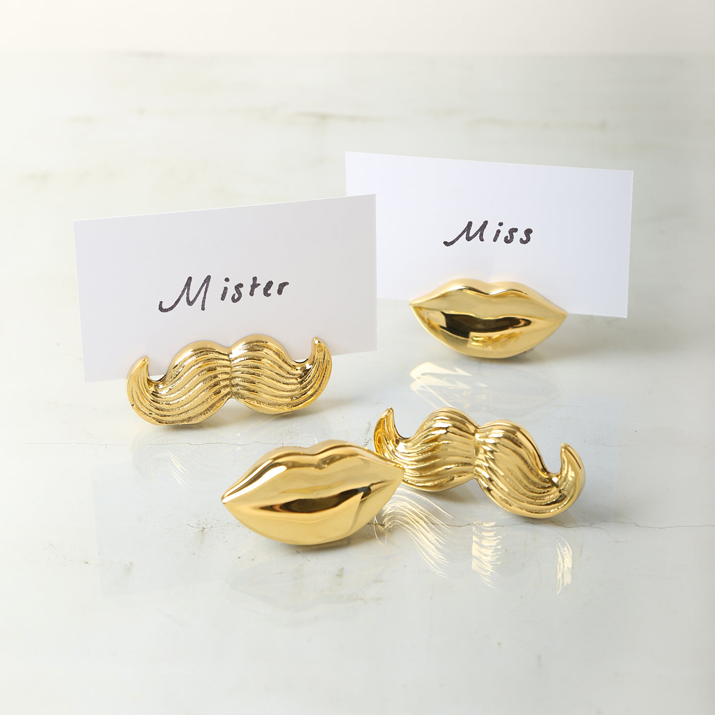 Mr. & Mrs. Muse Place Card Holder Set
