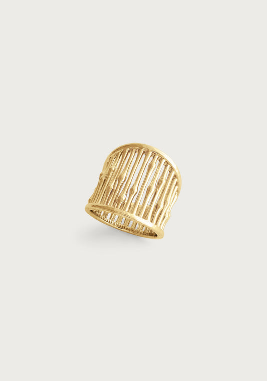 Bamboo Wide Ring