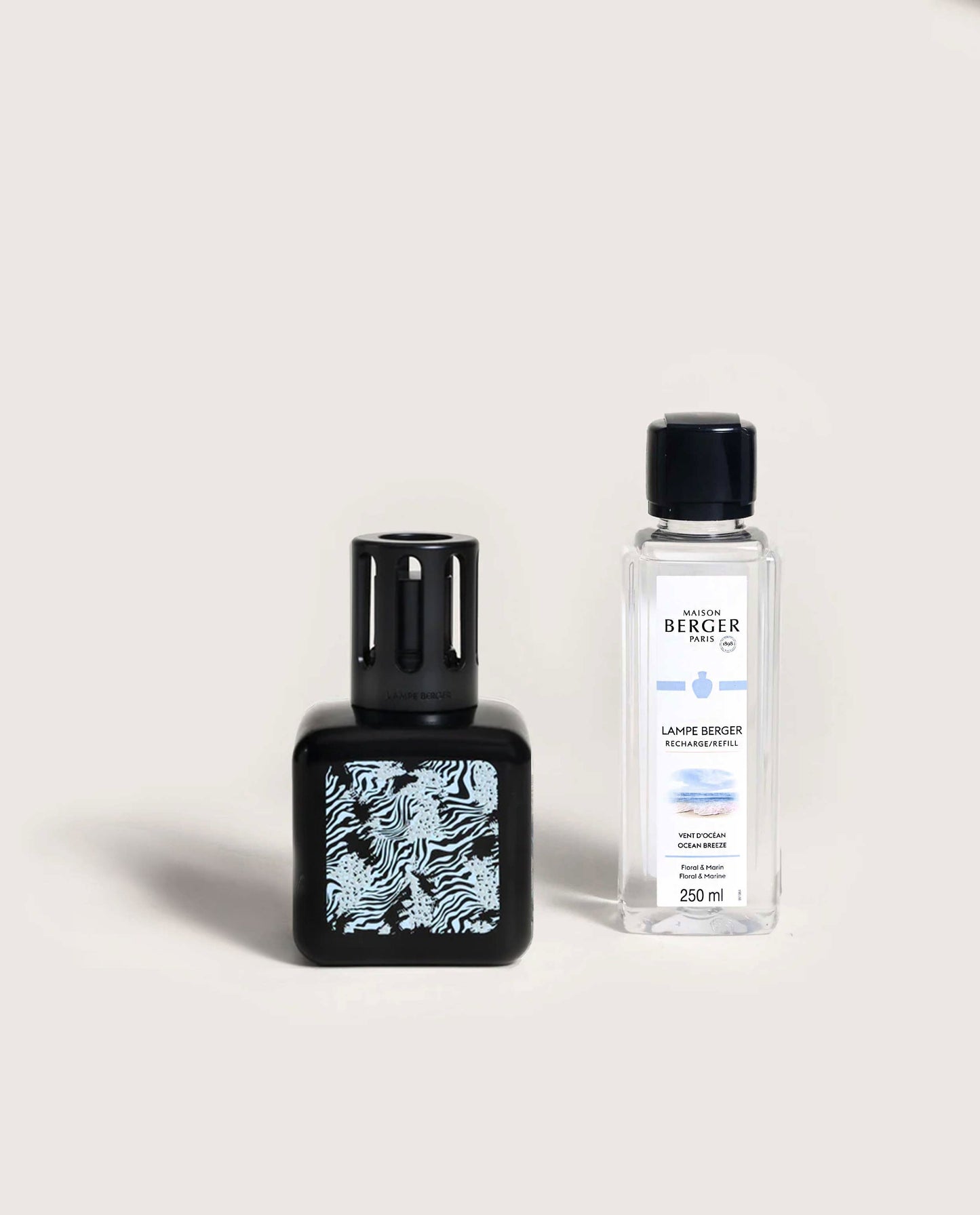 Glaçon Zebra Lamp Gift Set with Ocean Breeze