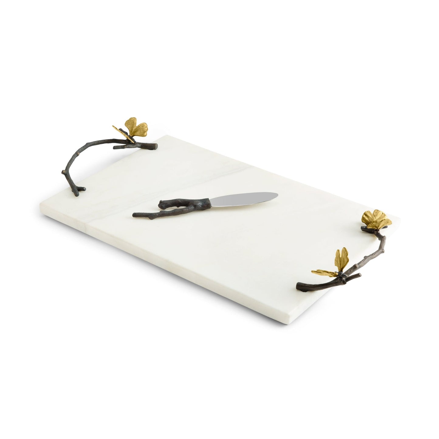 Butterfly Ginkgo Cheese Board w/ Knife