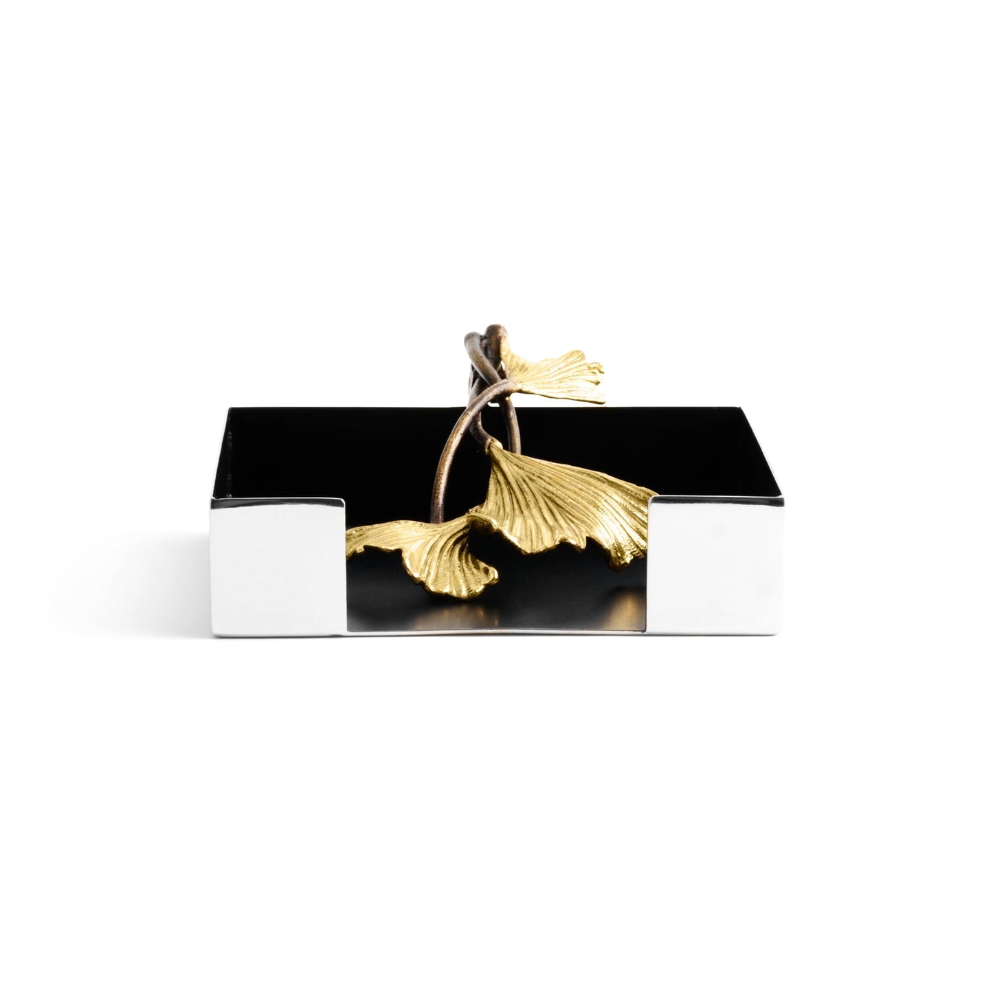 Golden Ginkgo Napkin Holder