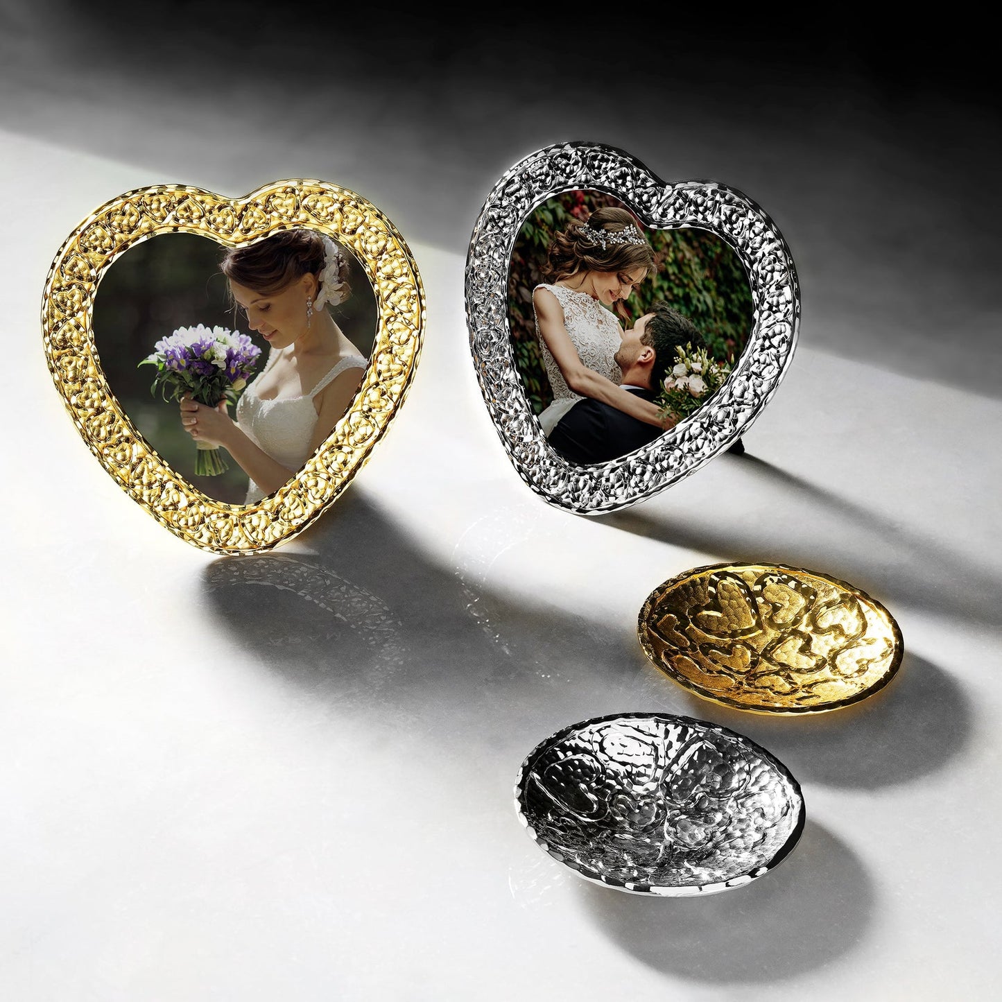 Heart Frame 5" - Gold