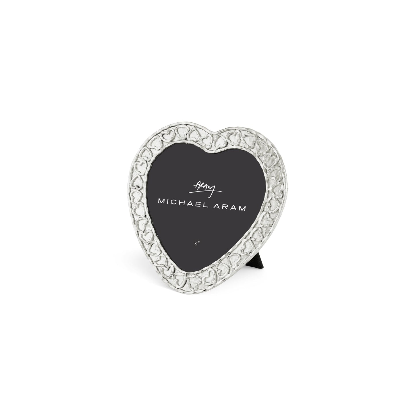 Heart Frame 5" - Silver