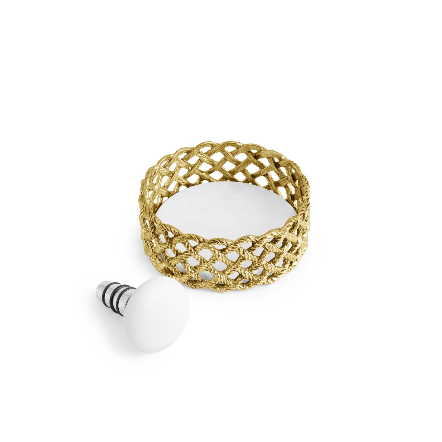 Love Knot Wine Coaster & Stopper Set