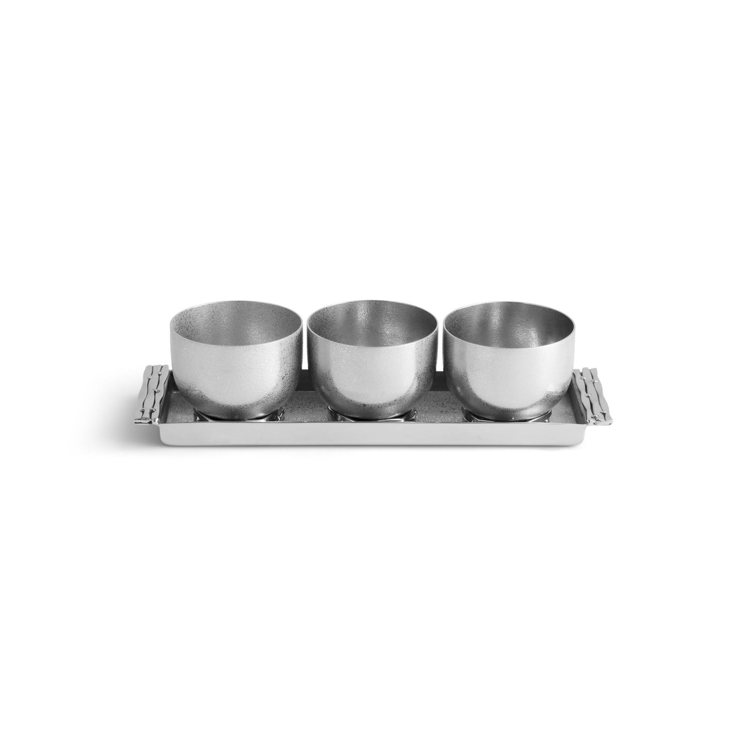 Mirage Triple Bowl Set w/ Tray