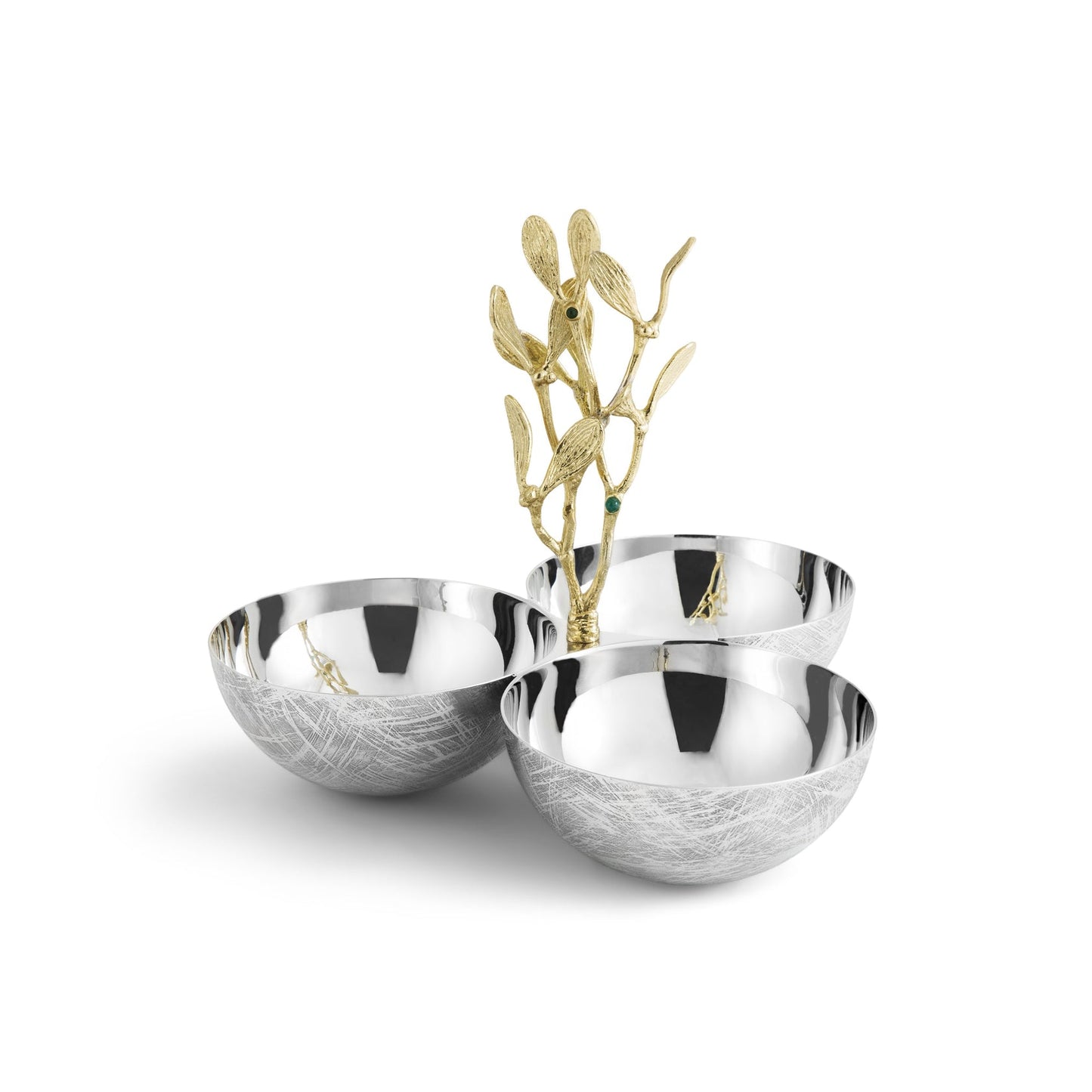 Mistletoe Triple Dish