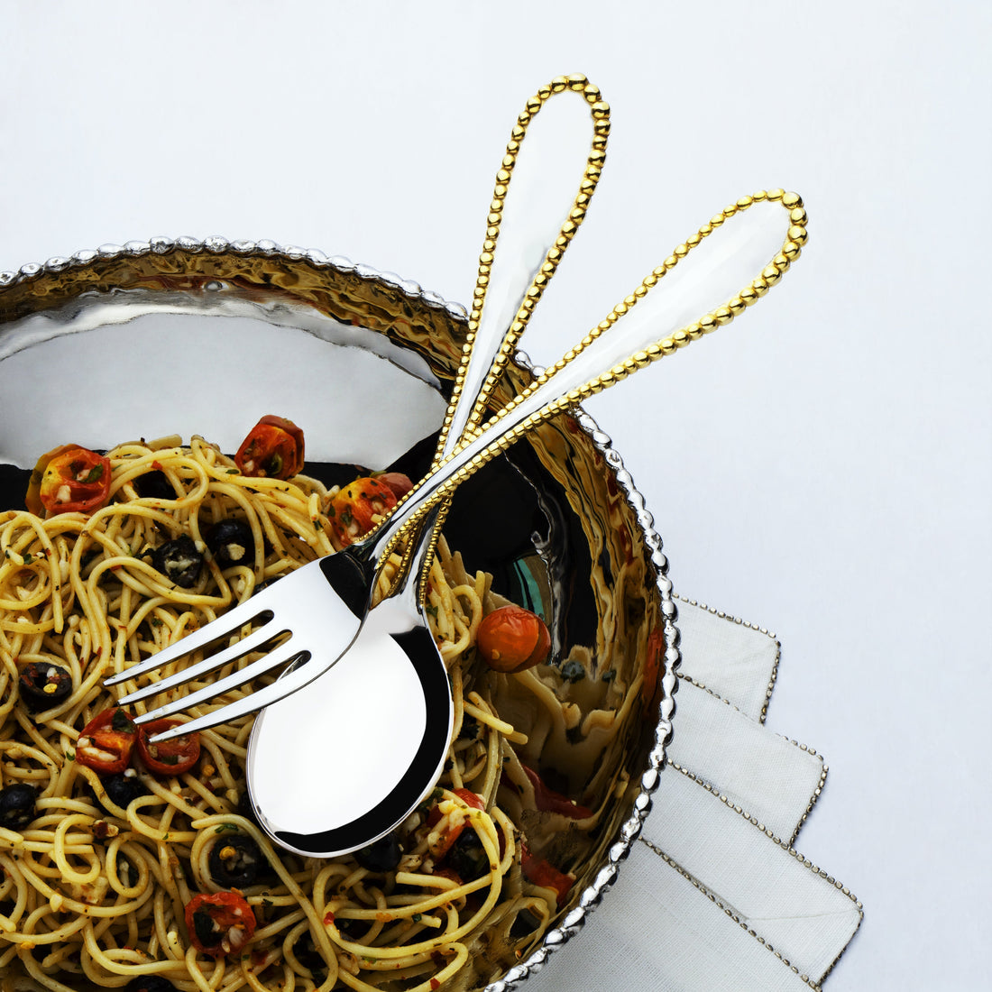 Molten Serving Set - Silver