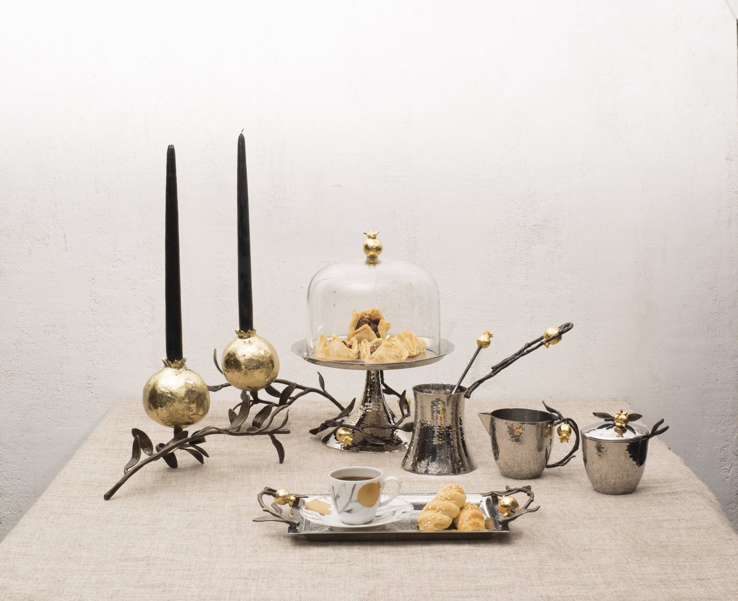 Pomegranate Pastry Dish w/ Dome