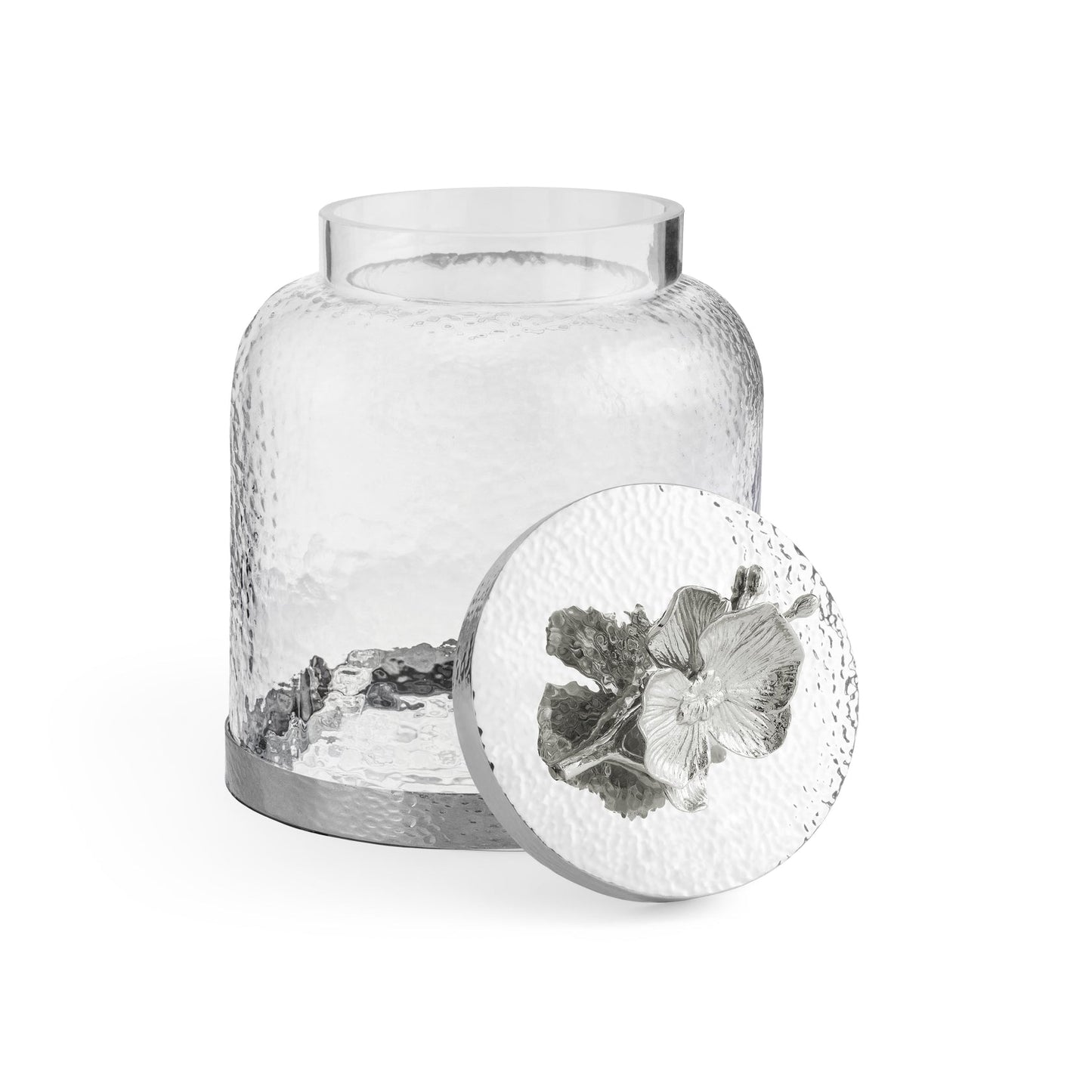 White Orchid Cookie Jar