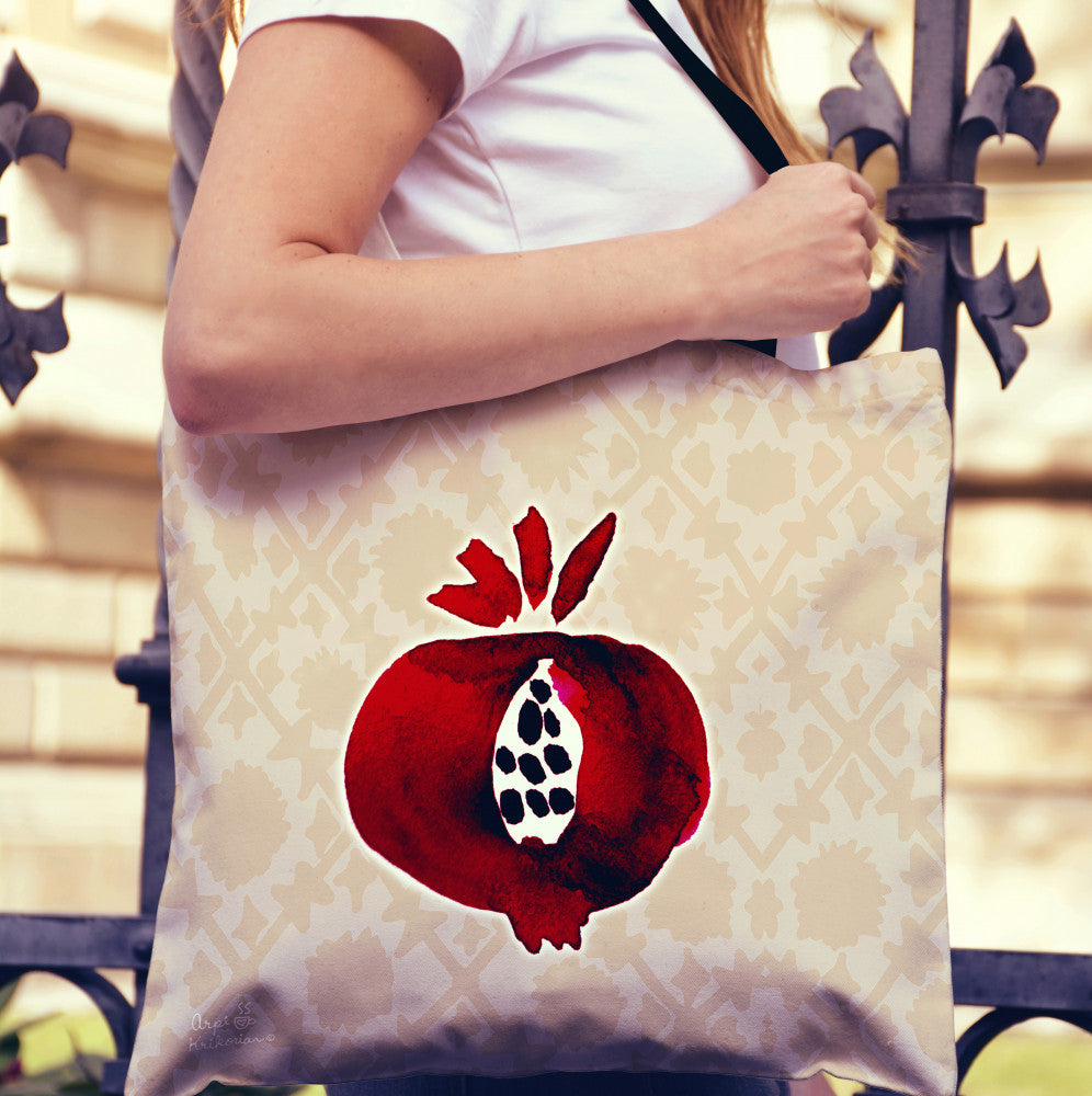 Pomegranate Totebag